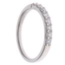 Platinum 0.26ct Brilliant Cut Diamond Half Eternity Ring