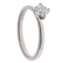 18ct White Gold 0.55ct Brilliant Cut Diamond Solitaire Ring