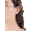 9ct White Gold 0.50ct Natural Diamond Halo Stud Earrings