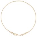 9ct Yellow Gold Hearts Torque Bangle