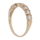 9ct Yellow Gold Cubic Zirconia Half Eternity Ring
