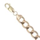 9ct Yellow Gold Curb Bracelet 8"