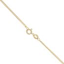 18ct Yellow Gold Crucifix Pendant and Chain 22"
