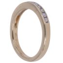 9ct Yellow Gold 0.25ct Brilliant Cut Diamond Half Eternity Ring