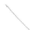 9ct White Gold 0.90ct Diamond Bracelet 7"
