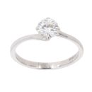 18ct White Gold 0.50ct Brilliant Cut Diamond Solitaire Ring