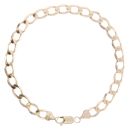 9ct Yellow Gold Curb Bracelet 9"
