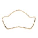 9ct Yellow Gold Wave Bangle