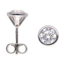 9ct White Gold 1.50ct Brilliant Cut Lab Grown Diamond Stud Earrings