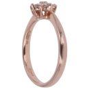 18ct Rose Gold 0.30ct Brilliant Cut Diamond Cluster Ring
