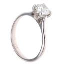 Platinum 1.00ct Diamond Solitaire Ring