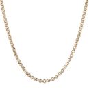 9ct Yellow Gold Plain Belcher Chain 26"