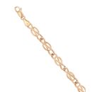 9ct Yellow Gold Fancy Bracelet 7"
