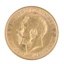 1912 George V Large Head UK Full Sovereign Coin