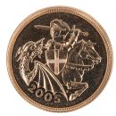 2005 Elizabeth II Fourth Portrait UK Full Sovereign Coin