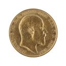 1910 Edward VII Large Head UK Full Sovereign Coin