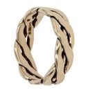 9ct Yellow Gold Celtic Twist Band Ring