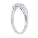Platinum 1.00ct 5 Stone Diamond Ring