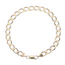 9ct Yellow Gold Curb Bracelet 9"