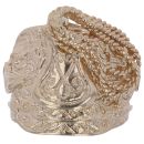 9ct Yellow Gold Patterned Saddle Ring
