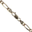 9ct Yellow Gold Figaro Chain 30"
