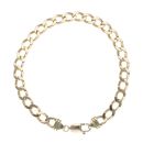 9ct Yellow Gold Curb Bracelet 9.5"