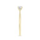 9ct Yellow Gold 0.25ct Natural Diamond Solitaire Ring Tiffany Style Setting
