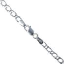 9ct White Gold Multi Gemstone Cluster Pendant and Chain 20"