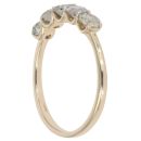 9ct Yellow Gold 1.00ct Brilliant Cut Diamond Five Stone Ring