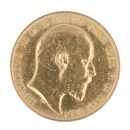1910 George V Large Head UK Full Sovereign Coin
