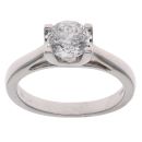Platinum 1.05ct Brilliant Cut Diamond Solitaire Ring