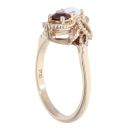 9ct Yellow Gold Opal and Garnet Dress Ring
