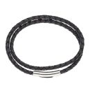 Unique & Co Black Duo Leather Bracelet