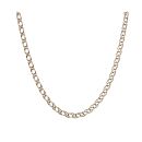 9ct Yellow Gold Double Curb Chain 18"