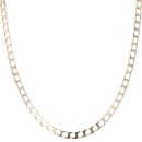 9ct Yellow Gold Square Curb Chain 26"