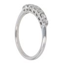 9ct White Gold 0.25ct Diamond Half Eternity Ring