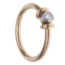 14ct Yellow Gold 0.25ct Brilliant Cut Diamond Solitaire Ring