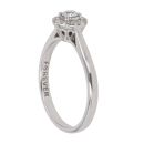 18ct White Gold 0.25ct Brilliant Cut Diamond Cluster Ring