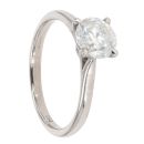 18ct White Gold 1.31ct Diamond Solitaire Ring