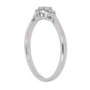 9ct White Gold 0.33ct Brilliant Cut Diamond Trilogy Ring