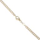 9ct Yellow Gold Curb Chain 18"