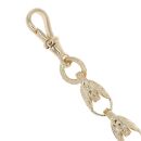 9ct Yellow Gold Tulip Bracelet 7"
