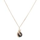 9ct Yellow Gold Tiger Eye Eagle Claw Pendant and Chain 20"