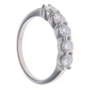 18ct White Gold 1.00ct Brilliant Cut Diamond Eternity Ring