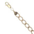 9ct Yellow Gold Curb Bracelet 7.5"