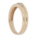 9ct Yellow Gold Blue Topaz Single Stone Ring