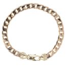 9ct Yellow Gold Curb Bracelet 8.5"