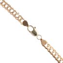 9ct Yellow Gold Double Curb Chain 24"