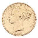 1843 Victoria Young Head Shield UK Full Sovereign Coin