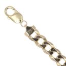 9ct Yellow Gold Curb Bracelet 8.5"